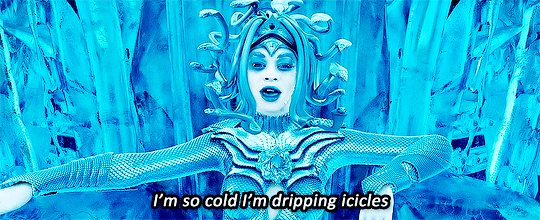 Królowa lodu ogłasza, że jest zimno